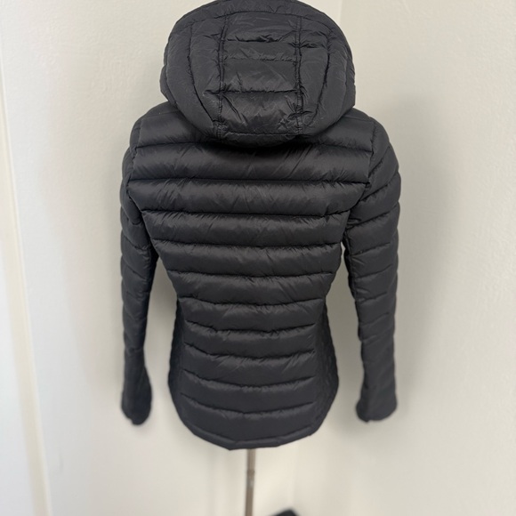 Vintage Abercrombie & Fitch Down Black Puffer Jacket Y2K Womens M - Picture 3 of 16